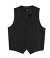 Perry Ellis Mens Slim Fit Neat Five Button Vest charcoal M