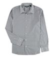 Perry Ellis Mens Tattersall Button Up Shirt bluepond 2XL