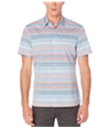 Perry Ellis Mens Striped Button Up Shirt, TW1
