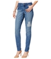 Style & Co. Womens Striped Patched Skinny Fit Jeans