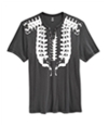 I-N-C Mens Spine Split Neck Graphic T-Shirt
