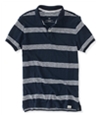 Aeropostale Mens Striped Rugby Polo Shirt, TW2