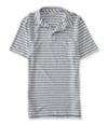 Aeropostale Mens Striped Pocket Rugby Polo Shirt 041 S