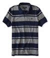 Aeropostale Mens A87 Striped Rugby Polo Shirt 404 XS