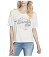 Jessica Simpson Womens Jewel Neck Graphic T-Shirt
