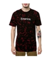 Emerica. Mens Pire Emerica 12.1 Dye Graphic T-Shirt red S