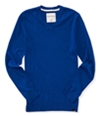 Aeropostale Mens Solid Ribbeed Pullover Sweater