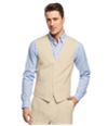 I-N-C Mens Smith Linen Blend Five Button Vest