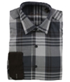 Tasso Elba Mens Plaid Ls Button Up Shirt, TW2