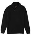 Tasso Elba Mens Textured Shawl-Collar Pullover Sweater deepblack S