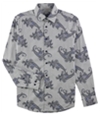 Tasso Elba Mens Paisley Button Up Shirt, TW4
