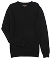 Tasso Elba Mens Chevron Patterned Knit Pullover Sweater deepblack XL