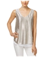 I-N-C Womens Shimmery Pullover Blouse