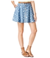 American Rag Womens Star-Print Belted Mini Skirt