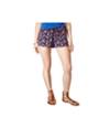 Stoosh Womens Printed Drawstring Casual Mini Shorts, TW2
