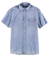 Ralph Lauren Mens Standard Chambray Button Up Shirt