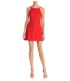French Connection Womens Solid Mini A-Line Sheath Dress