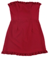 French Connection Womens Whisper Ruth Mini Ruffled Dress