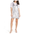 French Connection Womens Sparkle Sequin Shift Dress
