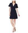 French Connection Womens Alexa Plete Accent Wrap Dress