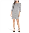 French Connection Womens Ottoman Knit Jersey Dress