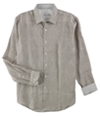 Tasso Elba Mens Scroll Tile Button Up Shirt