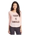 Aeropostale Womens Today Is Cancelled Pajama Sleep T-Shirt