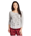 Aeropostale Womens Stay Warm Pajama Sleep T-Shirt