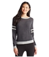 Aeropostale Womens Striped Ls Pajama Sweater