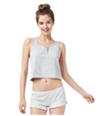 Aeropostale Womens Henley Pajama Sleep Tank Top