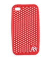 Aeropostale Mens Rubber iPhone Case red 4/4S