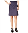 Tommy Hilfiger Womens Faux Suede A-Line Skirt