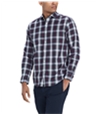Tommy Hilfiger Mens Classic Plaid Button Up Shirt