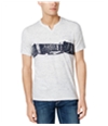 I-N-C Mens Brushstroke Basic T-Shirt
