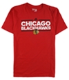 Adidas Mens Chicago Blackhawks Graphic T-Shirt, TW2