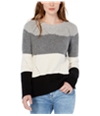 Lucky Brand Womens Pointelle Knit Sweater white S