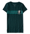 Aeropostale Womens Striped Dept. Of Athletics Embellished T-Shirt 187 XS
