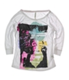 Aeropostale Womens 3/4 Sleeve Dream Images Dolman Crew Graphic T-Shirt