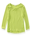 Aeropostale Womens Solid Ls Knit Sweater