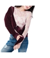 Aeropostale Womens Mesh Knit Blouse