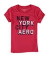 Aeropostale Womens Block New York City Graphic T-Shirt 586 XS