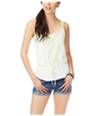 Aeropostale Womens Floral Placket Peasant Knit Blouse