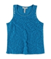Aeropostale Womens Lace Metallic Tank Top