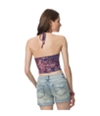 Aeropostale Womens Ditsy Floral Halter Top Shirt 520 XS