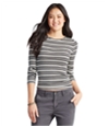 Aeropostale Womens Striped Ls Pullover Sweater