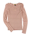 Aeropostale Womens Ribbed Striped Pullover Sweater