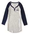 Aeropostale Womens Nyc Athletics Henley Shirt