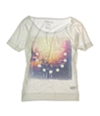 Aeropostale Womens Sequin Graphic T-Shirt