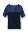 Aeropostale Womens Stripe Lightweight Ss Graphic T-Shirt