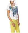 Aeropostale Womens Butterfly Boxy Graphic T-Shirt 102 XS